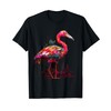 Flamingo Artwork - Animal Lovers Art Animal Flamingo T-Shirt, black