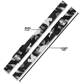 Weight Lifting Straps Grip Lifts Men Women Gym Straps Neoprene padded Wrist Support Exercise Fitness Heavy Strength Training Powerlifting Bodybuilding Workout (Gray Camo)