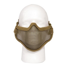 Rothco 22199 Carbon Steel Half Face Mask Color : Coyote Brown