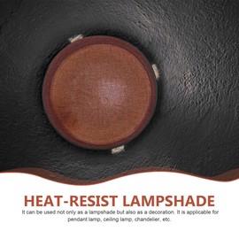 FRCOLOR Lamp Shade, Diffusion Cover, 7.9 inches (20 cm), Set of 2, Light Diffusing Sheet, Fabric, Coffee Color, Downlight, Pendant Light, Light Filter, Glare, Eye Care, Anti-Glare, Light Cover, LED Compatible, Ceiling Lighting, DIY, Dark Brown