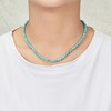 Philip Jones Synthetic Turquoise Mini Beaded Gemstone Necklace