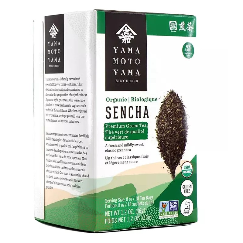 Yamamotoyama Japanese Yamamotoyama Organic SENCHA Premium Green Tea (18 Tea