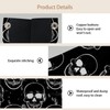 2 Pack Tissue Box Cover Holder, Human Skull Pattern Rectangle