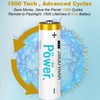 DMK POWER AA Rechargeable Batteries, 8 Pack, 2800mAh, 1.2V NiMH