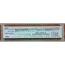 Sand, Crushed Stone and Gravel Slide Ruler Calculator Lot of Ten.