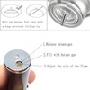 Handheld Inflatable Torch Lighter,Portable Multifunctional All-in-One Tube Built-in Detachable Lighter,Outdoor,Indoor,Camping,Candle,Birthday,Black(2PCS)