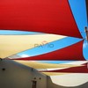 Patio Paradise 11' x 14' x 17.8' Red Sun Shade
