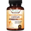 Resveratrol Complex 1800 Con 60 Cápsulas Veganas Hecho Usa