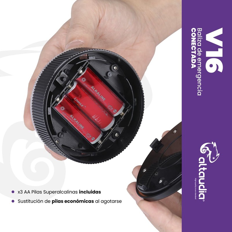 Altaudia Emergency light v16 for cars (light v16 2025)