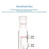 stonylab Glass Coil Reflux Capacitor, Borosilicate Glass Dimroth Reflux Capacitor