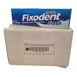 FIXODENT Fresh Pasta Adhesiva de Dentaduras 40ml caja con 6