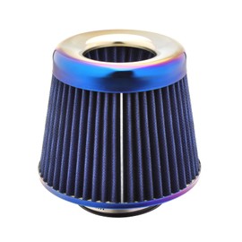 Skyplanet 76mm 3" Universal Intake Air Filter High Mesh Cone(Blue)