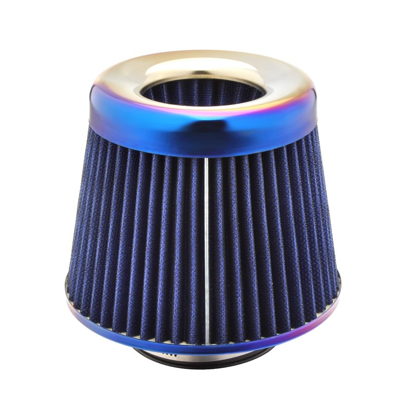 Skyplanet 76mm 3" Universal Intake Air Filter High Mesh Cone(Blue)
