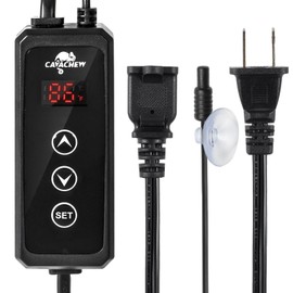 CAVACHEW Dimming Thermostat Reptile, Thermostat for Reptile Heat Lamp Mats Bu...