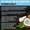 FoodPURA Coconut Activated Charcoal Capsules 1500mg x 365 100% Natural