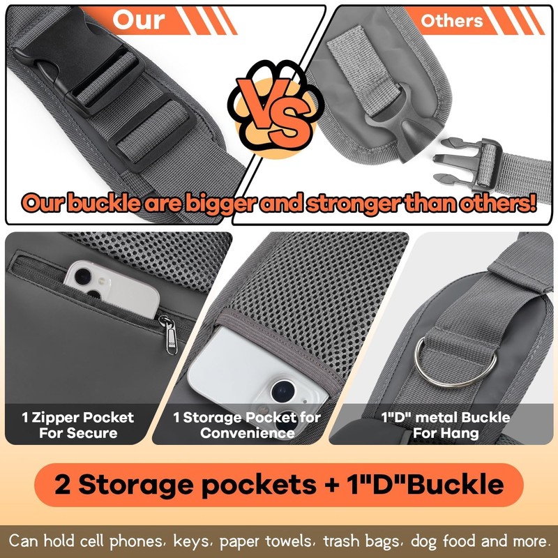 YUDODO Pet Sling Carrier for Small Dogs & Cats –