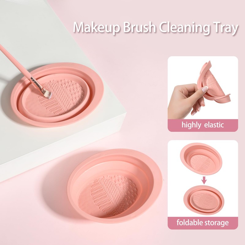 Makeup Brush Set for Foundation Concealer Eyeshadow and Travel, Include