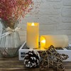 EZiGarden 2 Pack LED Flameless Candles with Remote Battery Operated