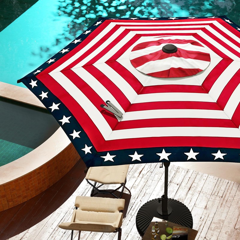 Abba Patio 9FT Lyon Outdoor Patio Umbrella Outdoor Table Umbrella