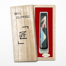 Hashimoto Lacquery, Sowing Nail Clipper, Fuji Cherry Blossom, Paulownia Box