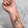 4 x ' Donkey ' Temporary Tattoos - Water Resistant,