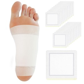 20pcs 5.1"X5.5" Self Adhesive Castor Oil Packs Wrap for Feet & Hand & Wound, Skin Friendly Castor Oil Patchs No Leakage, Naturopathy Disposable Castor Oil Pack Stickers Kit(Oil Not Included)