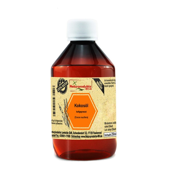 100% Pure Coconut Oil (250 ml) Coconut Massage Oil