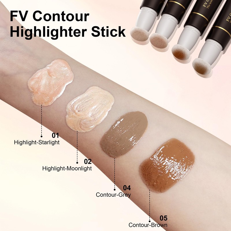 FV Liquid Contour and Highlighter Stick 05 (Brown & Starlight)