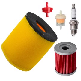 JDLLONG 13780-05G00 Air Filter + Oil Filter Kit for Suzuki Ozark 250 LTF250 2x4 2002-2006 Quadsport Z250 LTZ250 2x4 2004-2006 King Quad 300 LTF4WDX 1991-1998