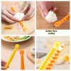 4PCS Fancy Cut Eggs Cutters Multipurpose Fancy Egg Slicer Multipurpose