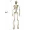 Halloween Skeletons Decorations, 10 Pack 16" Plastic Posable Skeleton, Small