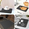 Silicone Dish Drying Mat Non Slip Heat Resistant Large Pad