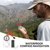 1 Multifunctional Outdoor Compass with Lanyard, 1 Survival Whistle, Map