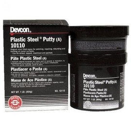 Devcon Epoxy Putty, 1 Pound - Dark Grey, Metal-filled, Putty Form, 1 Count, Water Resistant
