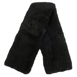 ECP Real Genuine Sheepskin Girth Protection Cover | Helps Prevent Gall Sores Chafes | 36 Inches Black