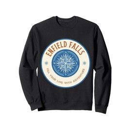 Mountain Adventure Design: Hiking & Camping in Enfield Falls Sweatshirt