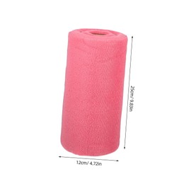 FOMIYES 1 Roll Microfiber Dish Cloth Roll - 25 Cm Tearable Kitchen Cleaning Towels Reusable Cleaning Rags for House Kitchen Garage Shop Office Pink