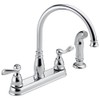 Delta Windemere Chrome Kitchen Faucet with Side Sprayer, Traditional 4