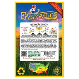 Everwilde Farms - 1000 Autumn Sneezeweed Native Wildflower Seeds - Gold Vault Seed Packet