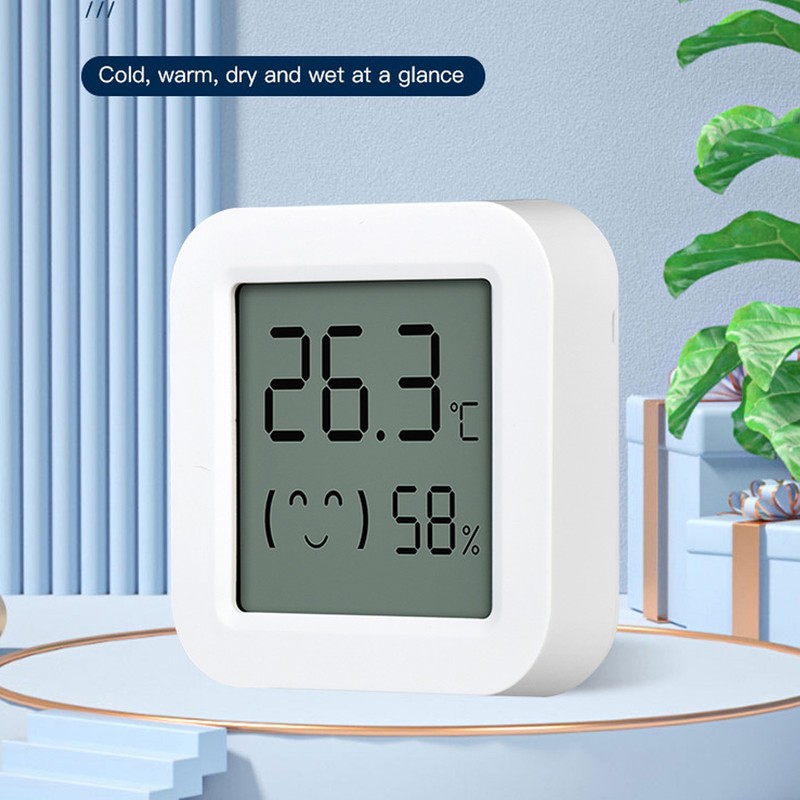 Temperature Humidity Sensor WiFi Intelligent Digital Thermometer Indoor LCD Hygrometer