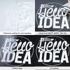 guangyintong White HTV Heat Transfer Vinyl Bundle, 10pcs 30.5 x