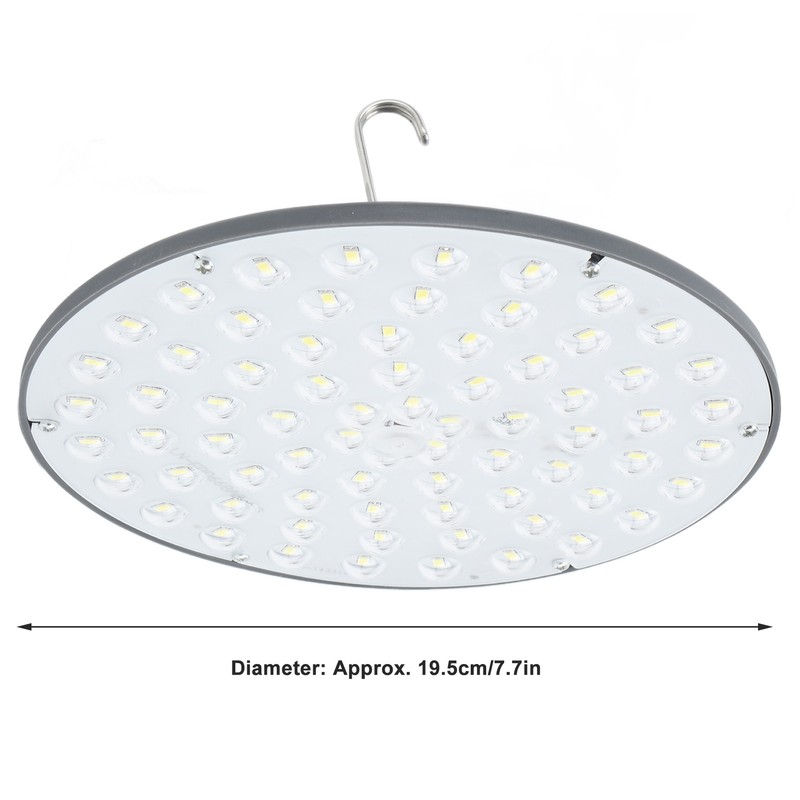 LED Camping Light USB Rechargeable Portable Round Disc Waterproof Hanging