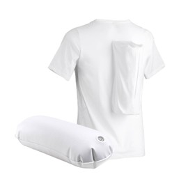somnipax Comfort Anti Snore Shirt with Air Cushion, 100% Organic Cotton, CPAP Therapy Aid for Sleep Apnea + Snoring for Men [XL]