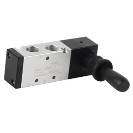 Manual Air Valve, 5 Pin 3 Position Pneumatic Valve 0~0.8 MPa Hand Lever Valve (4H330-10) Air Control Valve