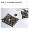 Audio Mixer, 5-Channel Compact Audio Mixer Sound Mixing Console 48V