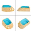 REPTIZOO Hermit Crab Water Bowl with Climbing Ramp, Resin Hermit