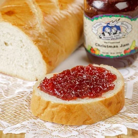 Amish Wedding Christmas Jam Strawberry Cranberry No Preservatives 2 Jars