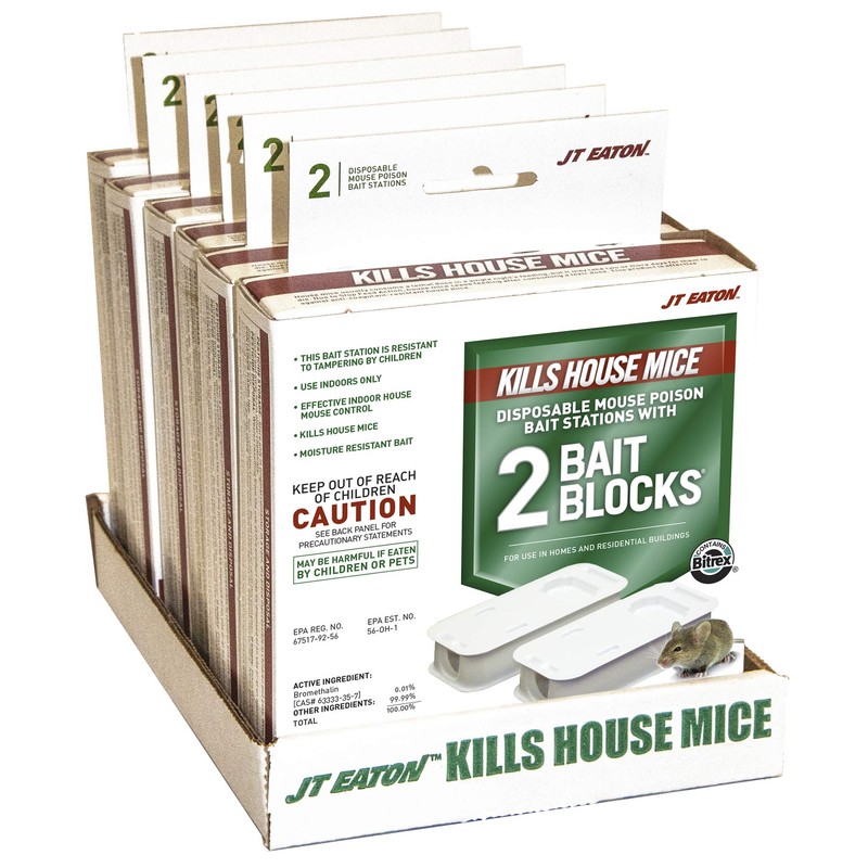 Jt Eaton 932 2-Pack Top Gun Disposable Mouse Bait Station