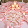 100 Pcs 15mm Multicoloured Mini Rose Flowers Satin Ribbon Bows