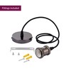 iTrend Vintage Ceiling Pendant E27 Lamp Holder Braided Light Fitting